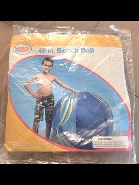Vintage Sand 'N Sun 48" Giant Beach Ball - Very RARE!!